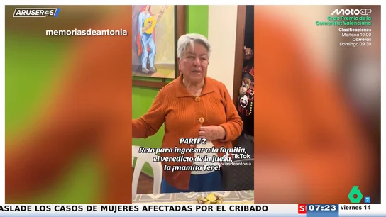 Así es el reto viral de una abuela para que los novios de sus nietas ingresen en la familia Así es el reto viral de una abuela para que los novios de sus nietas ingresen en la familia