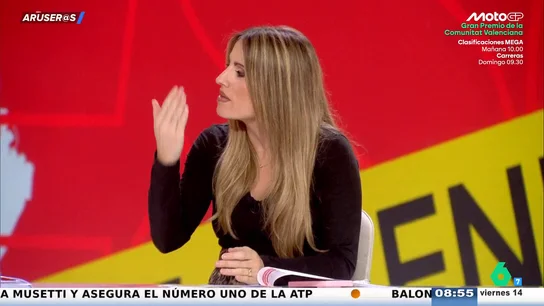 Rocío Cano, al viral del falso auxiliar de vuelo que viajó gratis 120 veces: "Esto es como el robo del Louvre" Rocío Cano, al viral del falso auxiliar de vuelo que viajó gratis 120 veces: "Esto es como el robo del Louvre"