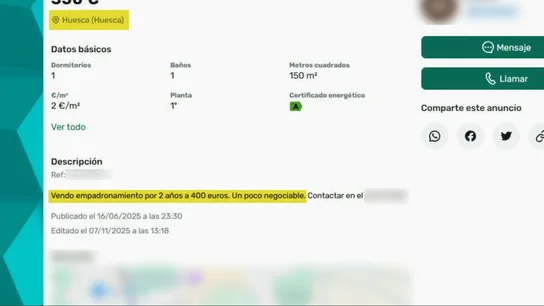 Empadronamiento falso Empadronamiento falso