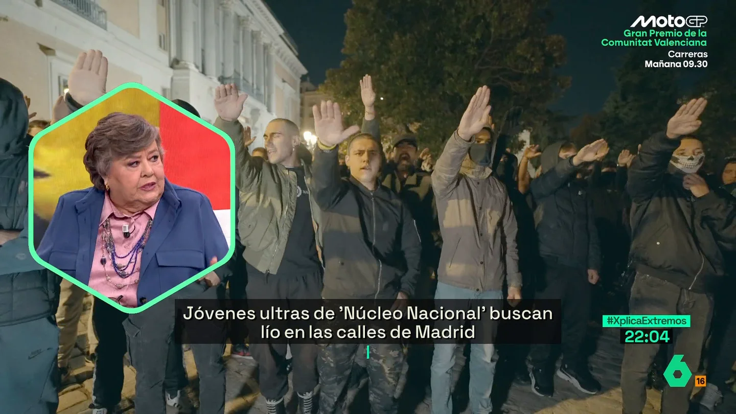 Cristina Almeida, sobre los neonazis que se manifestaron en Madrid Cristina Almeida, sobre los neonazis que se manifestaron en Madrid