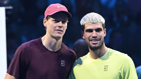 Jannik Sinner y Carlos Alcaraz Jannik Sinner y Carlos Alcaraz
