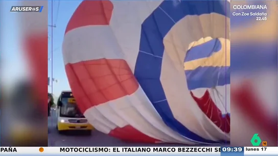 El impactante vídeo del aterrizaje de emergencia de globos aerostáticos en México El impactante vídeo del aterrizaje de emergencia de globos aerostáticos en México