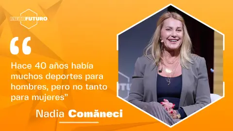 Nadia Comaneci, en Metafuturo Nadia Comaneci, en Metafuturo