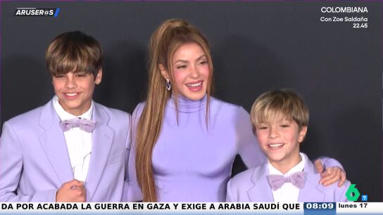 Alfonso Ar&uacute;s, tras ver a Milan y Sasha posar a juego con Shakira: "Los ni&ntilde;os son muy Piqu&eacute;"