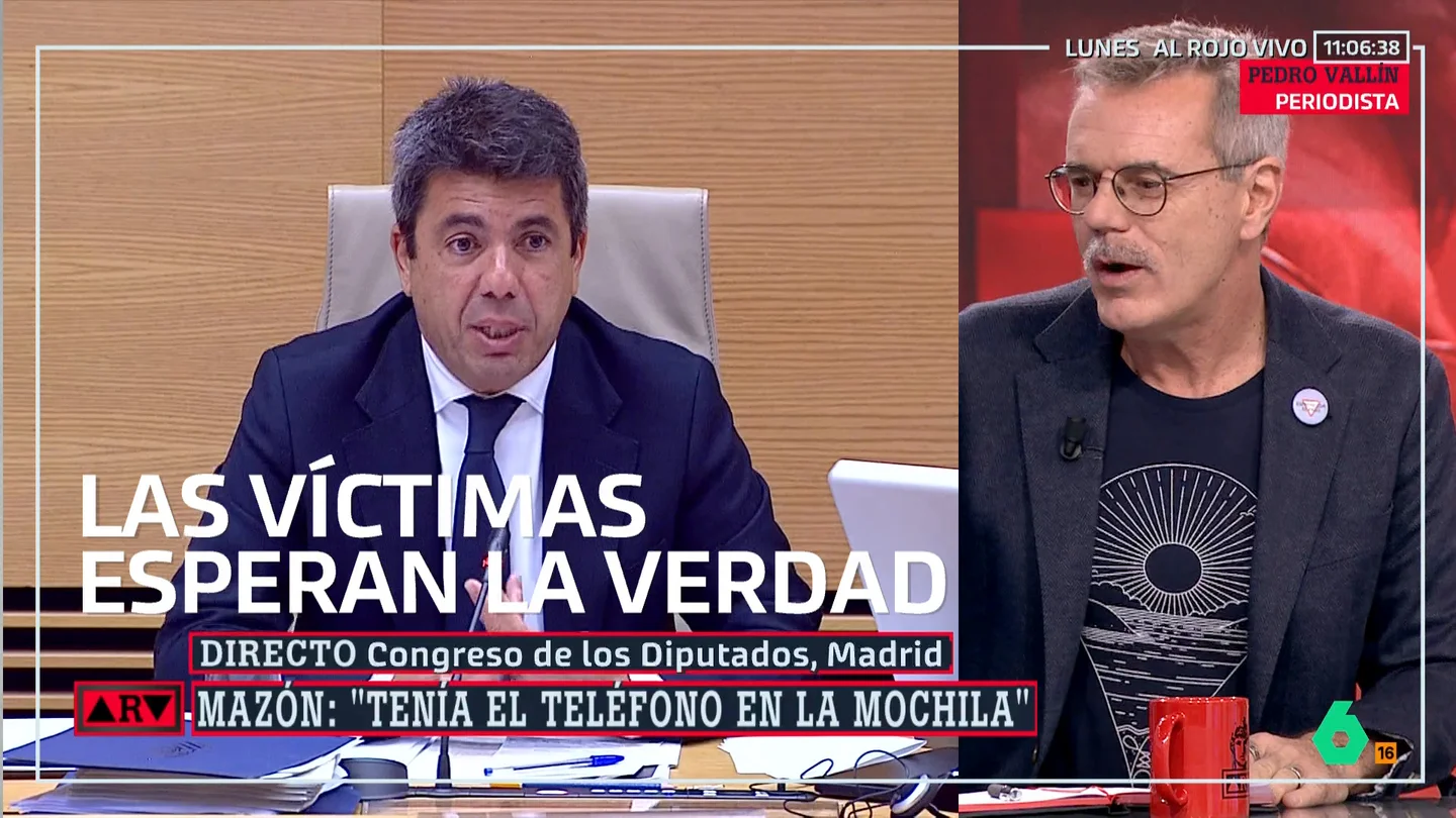 Pedro Vallín, sobre la comparecencia de Mazón en el Congreso: "Es ya un personaje amortizado que va a dar para escribir un tratado sobre la mentira" Pedro Vallín, sobre la comparecencia de Mazón en el Congreso: "Es ya un personaje amortizado que va a dar para escribir un tratado sobre la mentira"