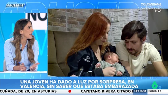 Olivia, la joven valenciana que ha dado a luz sin saber que estaba embarazada: "Pensó que algo le había sentado mal" Olivia, la joven valenciana que ha dado a luz sin saber que estaba embarazada: "Pensó que algo le había sentado mal"