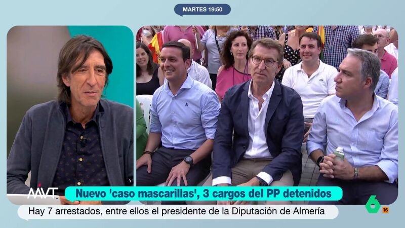 Benjamín Prado, tras detener la UCO a tres cargos del PP de Almería: "Los golpes que recibe Juanma Moreno son cada vez más fuertes"