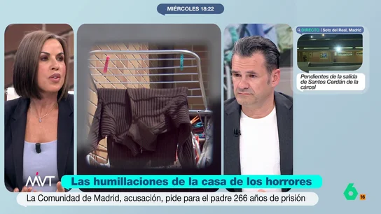 Beatriz de Vicente, sobre 'La casa de los horrores': "Tal era el clima de terror que los niños escondían todas sus lesiones" En Colmenar Viejo, ocho niños fueron rescatados en 2023 después de que fueran maltratados y agredidos sexualmente por sus padres. La Comunidad de Madrid ha pedido 266 años de prisión para el padre y 185 para la madre.