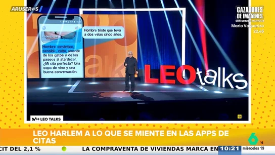 Leo Harlem destapa las mentiras de los tíos en Tinder: "Físicamente destruido, emocionalmente peor. Me vale cualquiera" Leo Harlem destapa las mentiras de los tíos en Tinder: "Físicamente destruido, emocionalmente peor. Me vale cualquiera"