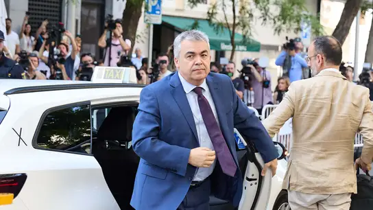 El exsecretario de Organización del PSOE Santos Cerdán a su llegada a declarar en el Tribunal Supremo El exsecretario de Organización del PSOE Santos Cerdán a su llegada a declarar en el Tribunal Supremo