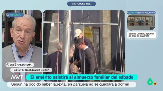 José Apezarena sobre rey emérito José Apezarena sobre rey emérito