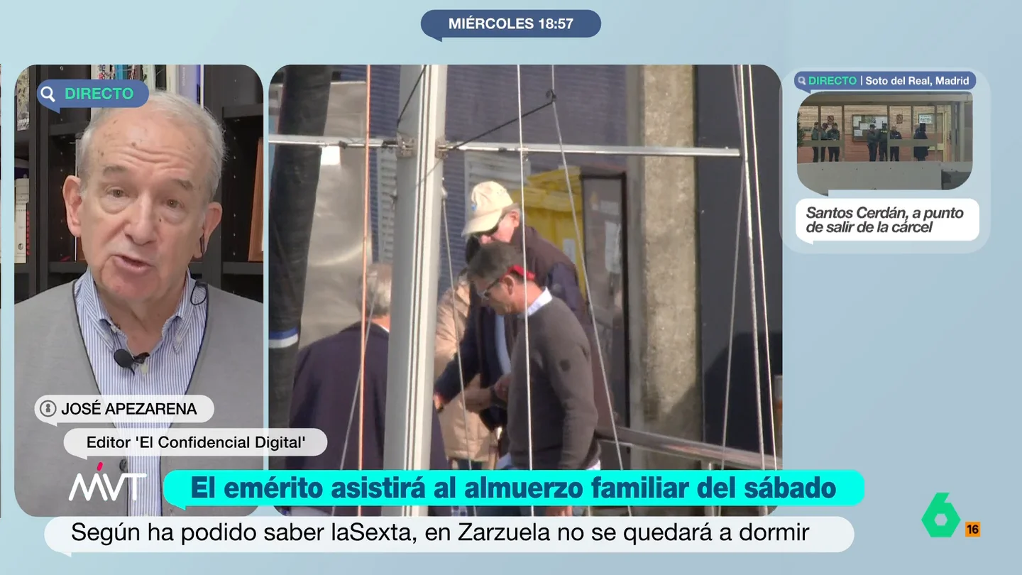 José Apezarena sobre rey emérito José Apezarena sobre rey emérito