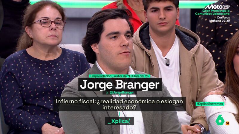 Jorge Branger: "Que Amancio Ortega pague más impuestos, pero no el pequeño autónomo que está empezando un negocio"