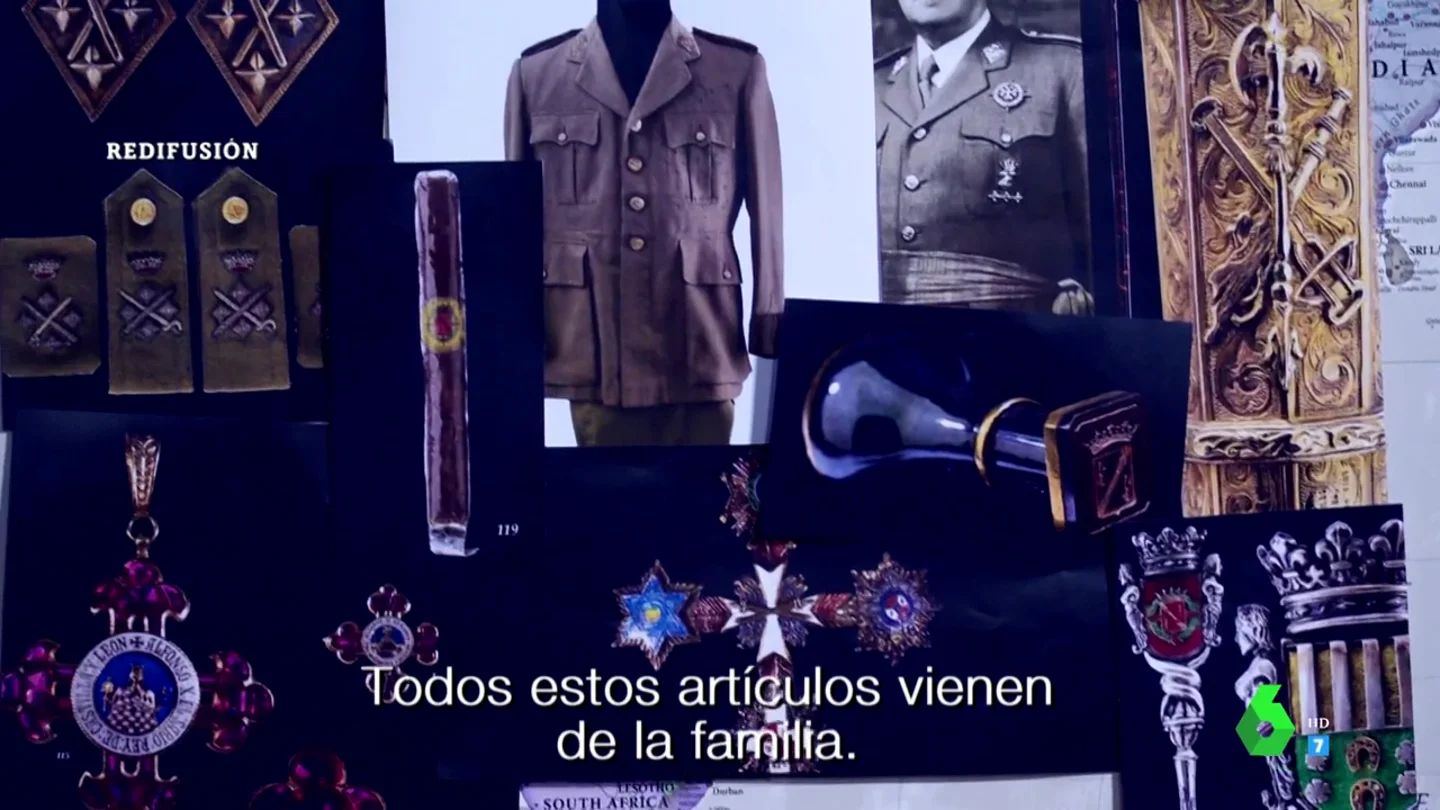 "Hago con mis cosas lo que quiero": la reacción del nieto de Franco al preguntarle por la subasta de objetos del dictador "Hago con mis cosas lo que quiero": la reacción del nieto de Franco al preguntarle por la subasta de objetos del dictador