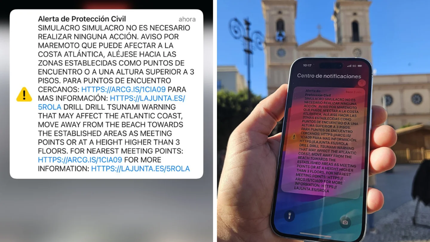 Imágenes del simulacro de tsunami llevado a cabo en Cádiz en noviembre de 2025 Imágenes del simulacro de tsunami llevado a cabo en Cádiz en noviembre de 2025