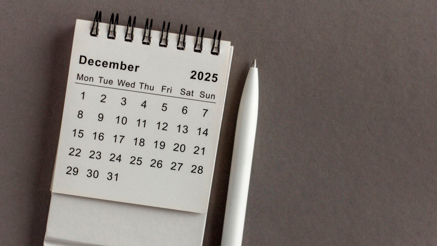 Calendario diciembre 2025