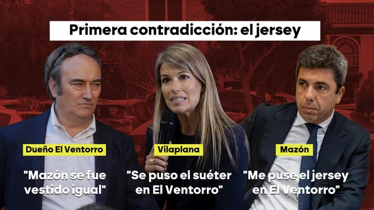 El cambio de ropa de Mazón El cambio de ropa de Mazón