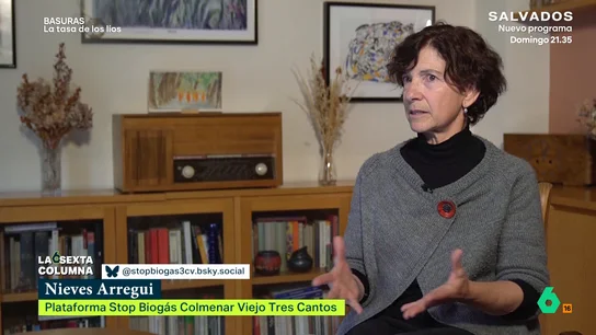 Los vecinos de Colmenar Viejo y Tres Cantos, contra la macroplanta de biogás: "Te hablan de dolores de cabeza, de vómitos" laSexta Columna habla con Nieves Arregui, de la plataforma Stop Biogás Colmenar Viejo-Tres Cantos, que explica en este vídeo por qué están en contra de la construcción de una planta de biogás entre ambas localidades.