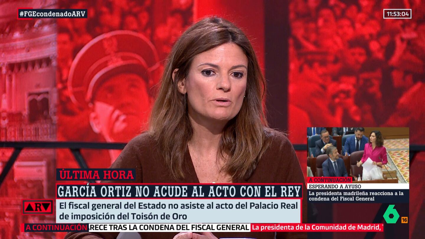 Pilar G&oacute;mez, sobre la condena al fiscal general: "Es importante analizar la trayectoria de los magistrados"