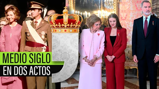 Dos actos que muestran el cambio de España tras 50 años. Dos actos que muestran el cambio de España tras 50 años.