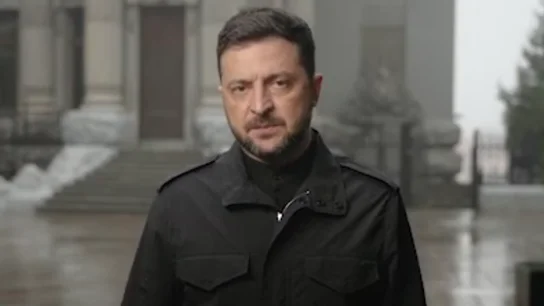 El presidente de Ucrania, Volodimir Zelenski. El presidente de Ucrania, Volodimir Zelenski.