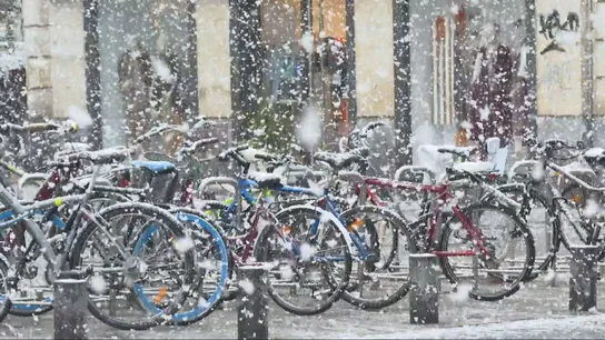 Imagen de las nevadas que han caído en distintas capitales de provincia Imagen de las nevadas que han caído en distintas capitales de provincia