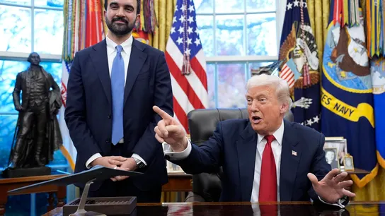 El presidente de Estados Unidos, Donald Trump, y el nuevo regidor de Nueva York, el demócrata Zohran Mamdan. El presidente de Estados Unidos, Donald Trump, y el nuevo regidor de Nueva York, el demócrata Zohran Mamdan.