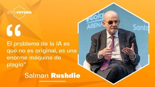 El escritor Salman Rushdie, en Metafuturo