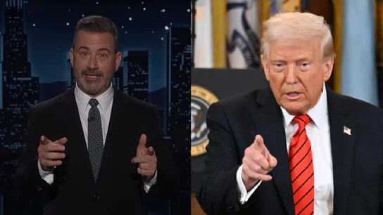 El presentador Jimmy Kimmel y el presidente estadounidense, Donald Trump. El presentador Jimmy Kimmel y el presidente estadounidense, Donald Trump.