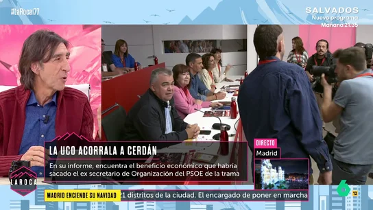 Benjamín Prado pone el punto de mira en las empresas en los casos de corrupción: "Hasta ahora se han ido de rositas" Benjamín Prado pone el punto de mira en las empresas en los casos de corrupción: "Hasta ahora se han ido de rositas"