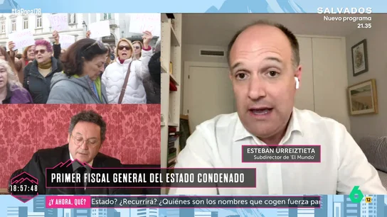Esteban Urreiztieta opina sobre el fallo del Supremo a García Ortiz: "Me ha sorprendido la prontitud" Esteban Urreiztieta opina sobre el fallo del Supremo a García Ortiz: "Me ha sorprendido la prontitud"