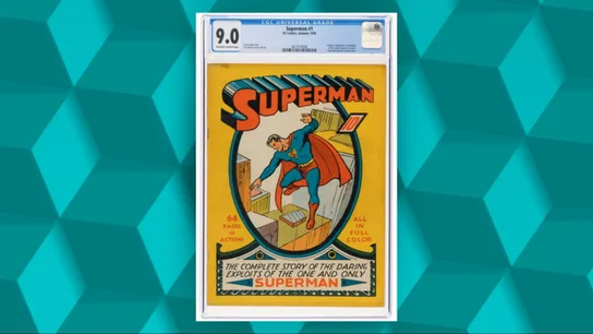 Un ejemplar del primer número de 'Superman' vendido por 9,12 millones de dólares. Un ejemplar del primer número de 'Superman' vendido por 9,12 millones de dólares.