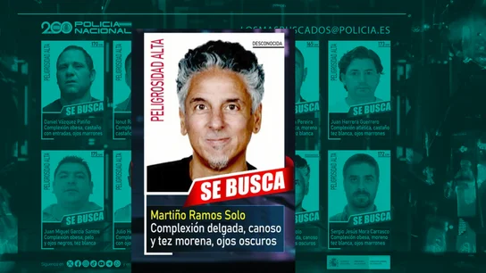 Grafismo de la ficha policial de Martiño Ramos en la lista de los fugitivos más buscados por la Policía Nacional Grafismo de la ficha policial de Martiño Ramos en la lista de los fugitivos más buscados por la Policía Nacional