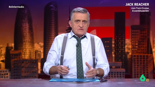 Wyoming, sobre el novio de Ayuso tras la condena al fiscal general: "En 24 horas pasó de víctima a comprarse una casa" "Menudo carrusel emocional es ser pareja de Ayuso", afirma Wyoming tras conocerse la condena y posterior renuncia del fiscal general. En este vídeo, el presentador reacciona a la euforia de Ayuso y Miguel Ángel Rodríguez en Cibeles.