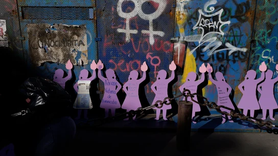 Manifestación del 25N contra las violencias machistas en Ciudad de México en 2024 Manifestación del 25N contra las violencias machistas en Ciudad de México en 2024