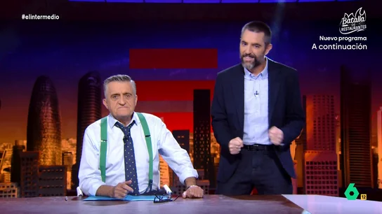 Dani Mateo dedica una canción a Teresa Peramato: "Paso, paso, paso a Peramato..." El colaborador de El Intermedio ha decidido versionar el tema 'Paco, Paco, Paco' de Encarnita Polo para poder dedicárselo a la fiscal general propuesta por el gobierno, tras la renuncia de García Ortiz.