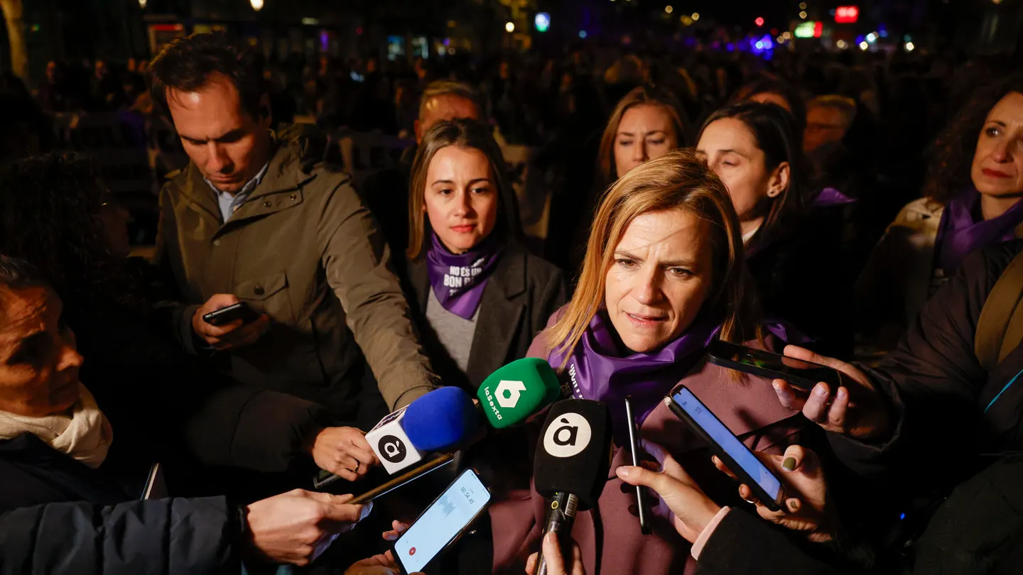 La delegada del Gobierno en la Comunitat Valenciana, Pilar Bernabé, este martes en Valencia. La delegada del Gobierno en la Comunitat Valenciana, Pilar Bernabé, este martes en Valencia.