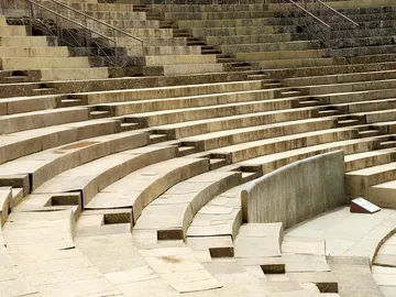 Detalle del Teatro Romano de Mérida Detalle del Teatro Romano de Mérida
