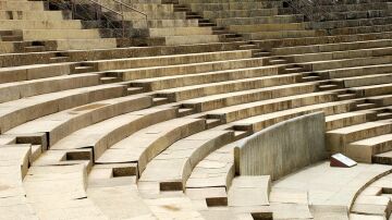 Detalle del Teatro Romano de Mérida