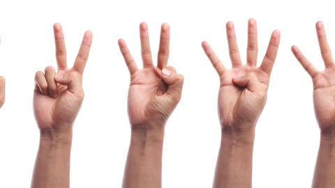 Contar con los dedos de la mano