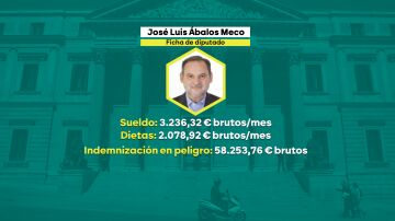 &Aacute;balos podr&iacute;a recibir 55.000 euros de indemnizaci&oacute;n por dejar su acta de diputado.