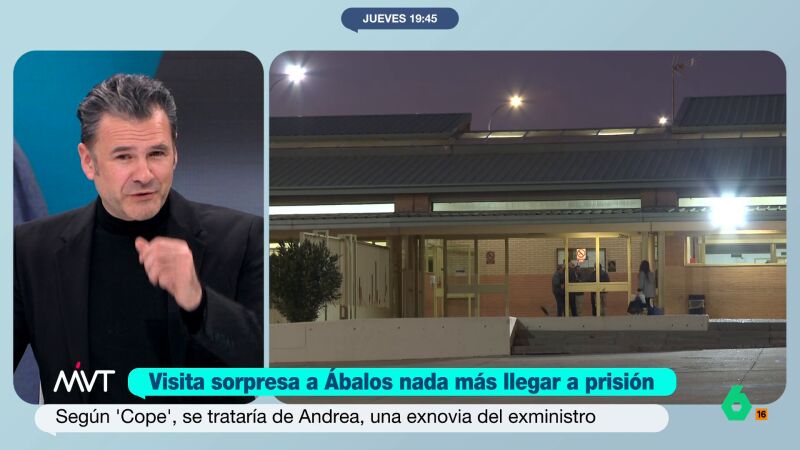 Iñaki López, después de que Ábalos 'reciba' su primera visita en prisión: "Nada supera la 'chorboagenda' de José Luis" Iñaki López, después de que Ábalos 'reciba' su primera visita en prisión: "Nada supera la 'chorboagenda' de José Luis"