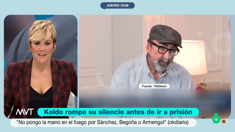Cristina Pardo, sobre la entrevista de Koldo: "¿En qué momento ha pensado que era buena idea meter a Ábalos y Ángel Víctor Torres?" Cristina Pardo, sobre la entrevista de Koldo: "¿En qué momento ha pensado que era buena idea meter a Ábalos y Ángel Víctor Torres?"
