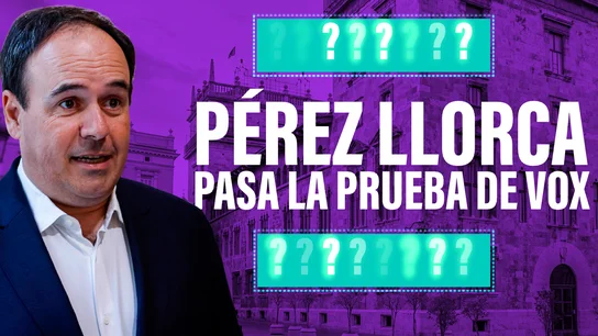 Investidura con examen incluido: Vox dicta el temario y Pérez Llorca lo borda de principio a fin Investidura con examen incluido: Vox dicta el temario y Pérez Llorca lo borda de principio a fin