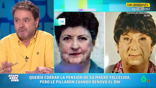 Paco Jiménez y el caso del hombre que ocultó a su madre muerta para cobrar su pensión y le pillaron porque se disfrazó de ella Paco Jiménez analiza en este vídeo un caso surrealista, el de un italiano que, tras tres años ocultando a su madre muerta para cobrar su pensión, fue pillado cuando se disfrazó de ella para renovar su DNI.