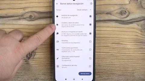 ¿Te vigilan por las cookies? Así las borras en Android en minutos ¿Te vigilan por las cookies? Así las borras en Android en minutos