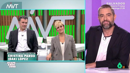 Iñaki López, al saber que han dado un preservativo a Ábalos al llegar a la cárcel: "Para un hombre con su furor..." Este jueves ingresaban en prisión el exministro socialista y su exasesor, Koldo García. Ambos, entre otras cosas, recibieron utiles de aseo y un preservativo, un dato que ha llamado la atención del presentador de Más Vale Tarde.