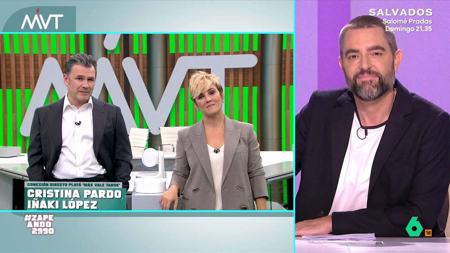 Iñaki López, al saber que han dado un preservativo a Ábalos al llegar a la cárcel: "Para un hombre con su furor..." Este jueves ingresaban en prisión el exministro socialista y su exasesor, Koldo García. Ambos, entre otras cosas, recibieron utiles de aseo y un preservativo, un dato que ha llamado la atención del presentador de Más Vale Tarde.
