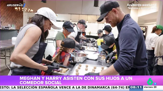 Meghan Markle y el príncipe Harry acuden con sus hijos a un comedor social por Acción de Gracias Meghan Markle y el príncipe Harry acuden con sus hijos a un comedor social por Acción de Gracias