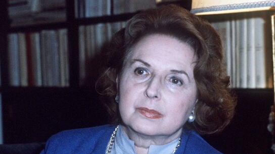 Elena Quiroga, en 1983